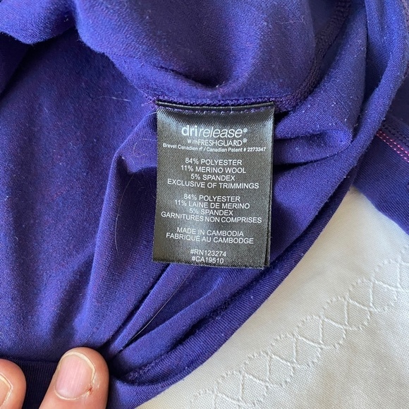 Paradox Womens Performance Merino Blend 1/4 Zip Pullover Athletic Top Size Small - Picture 8 of 14